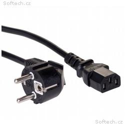 Akyga PC napájecí kabel 1.5m, 250V, PVC, černa