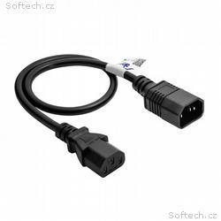 Akyga kabel prodlužovací napájecí k PC, 250V, IEC 