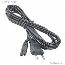 Akyga Napájecí kabel 3.0m, 250V, PVC, černá 