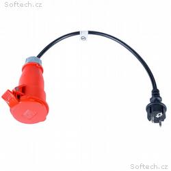 Akyga Adaptér CEE 7, 7 230V, 16A na CEE 5-pin 50cm