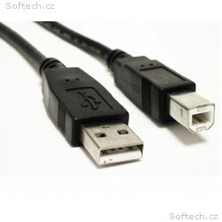 Akyga kabel USB A-B 3.0m, černá 
