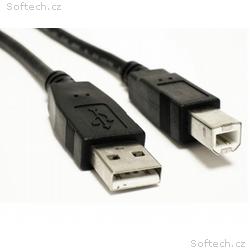 Akyga kabel USB 2.0 A-B 5.0m, černá 