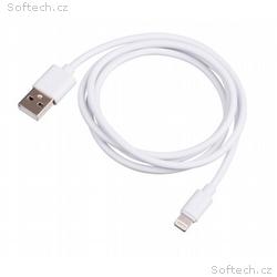 Akyga kabel USB A, Lightning 1.0m, černá 