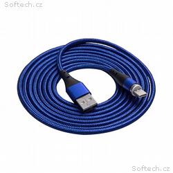 Akyga Kabel USB-A, USB-C 18W Magnetický konektor m