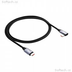 Akyga Angle Kabel USB-C, USB-C 1m AK-USB-54 60W Me