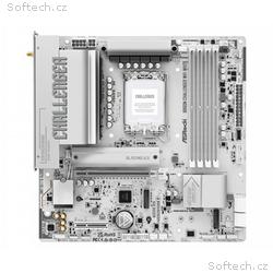 ASRock MB Sc LGA1851 B860M Challenger WiFi WHITE, 