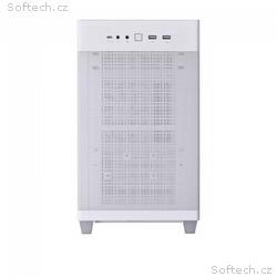 ASUS PRIME AP201, Micro ATX, Transpar., Bílá