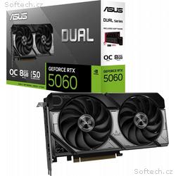 VGA ASUS DUAL RTX5060 OC 8GB, 128-bit GDDR7 HDMI 3