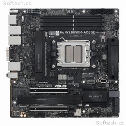 MB ASUS Pro WS B850M-ACE SE, AM5, 4xDDR5, M.2, HDM