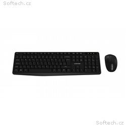 CANYON SET-W01 EN, CS Keyboard+Mouse Wireless Blac