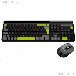 CANYON HSET-W5 bezdrátový SET CS klávesnice + opti