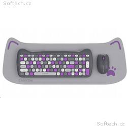 CANYON Kitty edice HSET-W6, bezdrátový SET CS kláv
