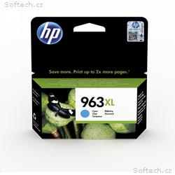 HP Ink Cartridge č.963 cyan XL 