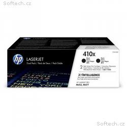 HP 410X tisková kazeta černá velká,CF410XD -2 pack