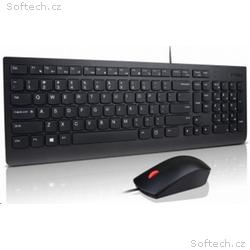 Lenovo set klávesnice + myš, Essential Wired, drát