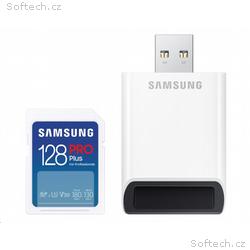 Samsung paměťová karta 128GB PRO Plus SDXC CL10 U3