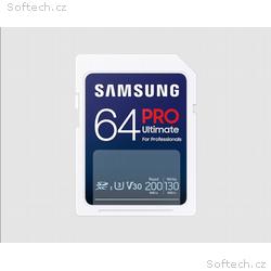 Samsung paměťová karta 64GB PRO ULTIMATE SDXC CL10