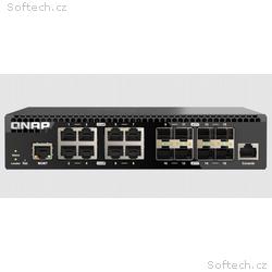 QNAP řízený switch QSW-M3216R-8S8T (8x 10GbE porty