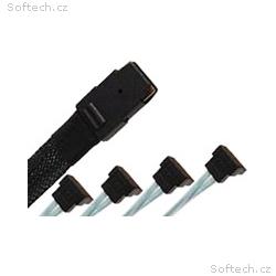 SAS 520 0,5m Mini SAS Plug with clamp (SFF 8087) 3