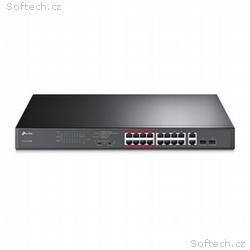 TP-LINK TL-SL1218MP 16-Port 10, 100Mbps PoE+ Switc