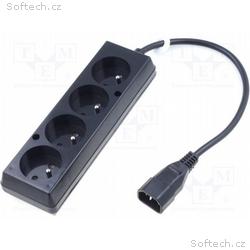 OEM Napájecí redukce 230V k UPS - 1x IEC C14 na 4x