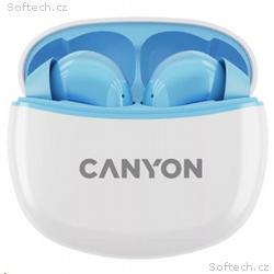CANYON TWS-5 BT sluchátka s mikrofonem, BT V5.3 JL