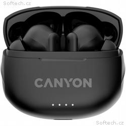 CANYON TWS-8 BT sluchátka s mikrofonem, BT V5.3 JL