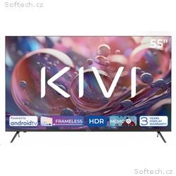 KIVI - 55", UHD, Android TV 11, Černý, 3840x2160, 