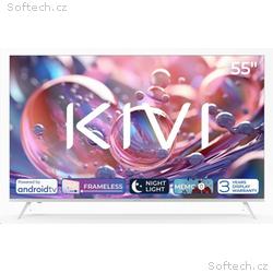 KIVI - 55", UHD, Android TV 11, Bílá, 3840x2160, 6