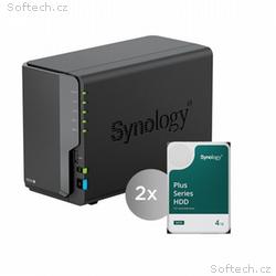Synology DiskStation DS225+, 2-bay NAS, včetně 2ks