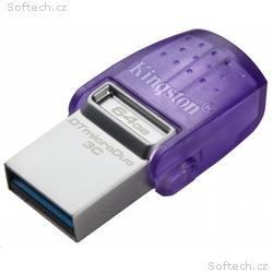 Kingston flash disk 64GB DT MicroDuo 3C USB A + US