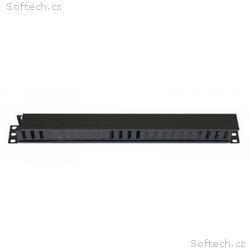Eurocase panel na kabely RGA-27 19" 1U - 6 plastov