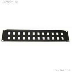 Eurocase panel na kabely GA-28-2U 19" - 24 port
