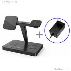 CANYON Bezdrátová nabíječka WS-404B + AC adapter, 
