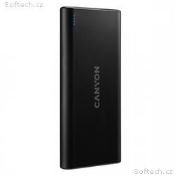 CANYON Power Bank PB-106B, 10000mAh Li-poly,černá