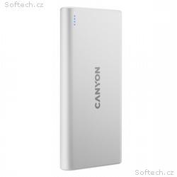 CANYON Power Bank PB-106W, 10000mAh, bílá