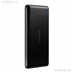 CANYON Power Bank PB-107B PD, QC3.0,10000mAh,černá