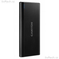 CANYON Power Bank PB-108B, 10000mAh,černá