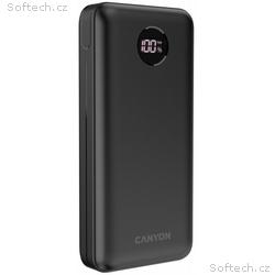 CANYON Power Bank PB-2002, 20000mAh, černá