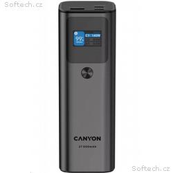 CANYON Power Bank PB-2010, 27000mAh, tmavě šedá