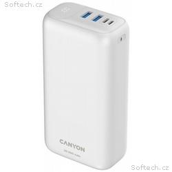 CANYON Power Bank PB-301, 30000mAh, bílá