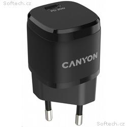CANYON nabíječka do sítě H-20-05, 1x USB-C PD 20W,