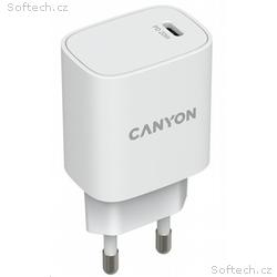 CANYON nabíječka do sítě H-20-02, 1x USB-C PD 20W,