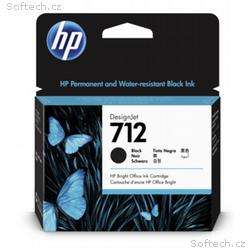 HP Ink Cartridge 712, Black, 80 ml