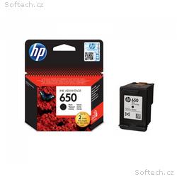 HP Ink Cartridge 650, Black, 360 stran