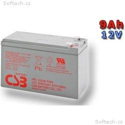 CSB Náhradni baterie 12V - 9Ah, (HRL1234WF2 FR) ko