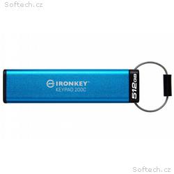 Kingston IronKey Keypad 200C, 512GB, USB 3.2, USB-