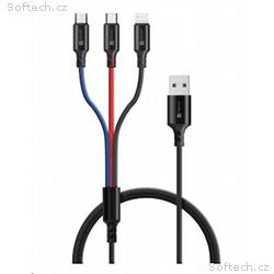 CONNECT IT Wirez 3in1 USB-C & Micro USB & Lightnin