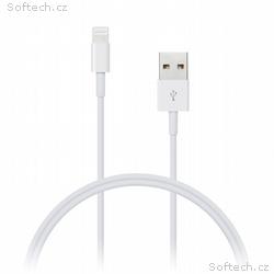 CONNECT IT Wirez Apple Lightning - USB, bílý, 1m