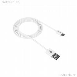 CANYON Nabíjecí kabel Micro USB - USB 2.0, bílá